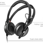 Casque audio professionnel supra-auriculaire Sennheiser HD 25 pour DJ