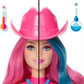Poupée Barbie Colour Reveal Disco Star Fashion Doll avec éclat métallique