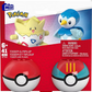 MEGA Pokémon Poké Ball 2‑Pack Building Set – Togepi & Piplup