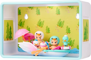 Twozies Two Sweet Row Boat | Swan Babies Playset | 2 Figures, 2 Pets & Boat