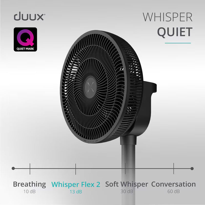 Duux Whisper Flex 2 Smart Fan DXCF70UK, Black