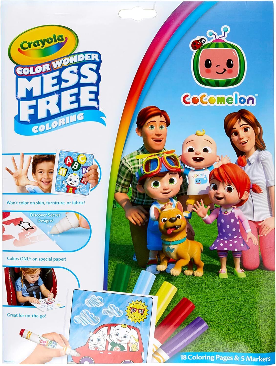 Crayola Color Wonder, Cocomelon Colouring Pages image 0