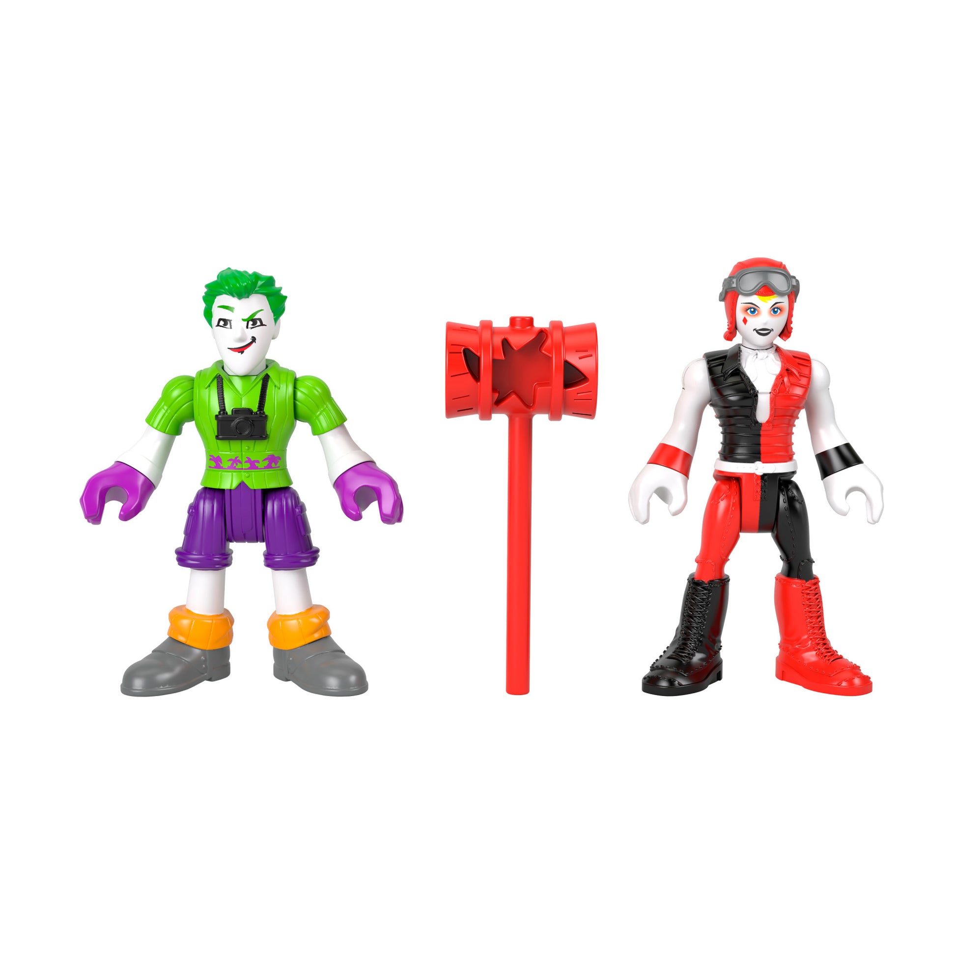 Imaginext DC Super Friends The Joker & Harley Quinn Figure Set image 1
