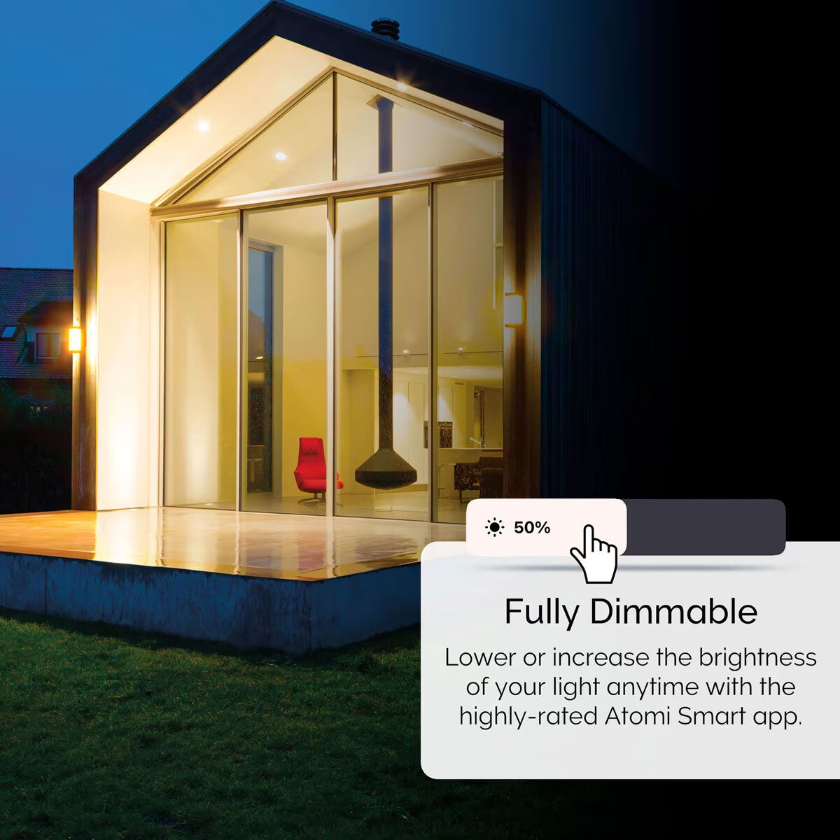 Atomi Smart Wifi Wall Light Sconce, 2 Pack image 6