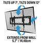 Sanus Preferred 42-90 Inch Large Tilt Wall Mount, SLT4-B2