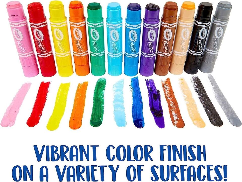 Crayola Quick Dry Paint Sticks Paint Set image 2