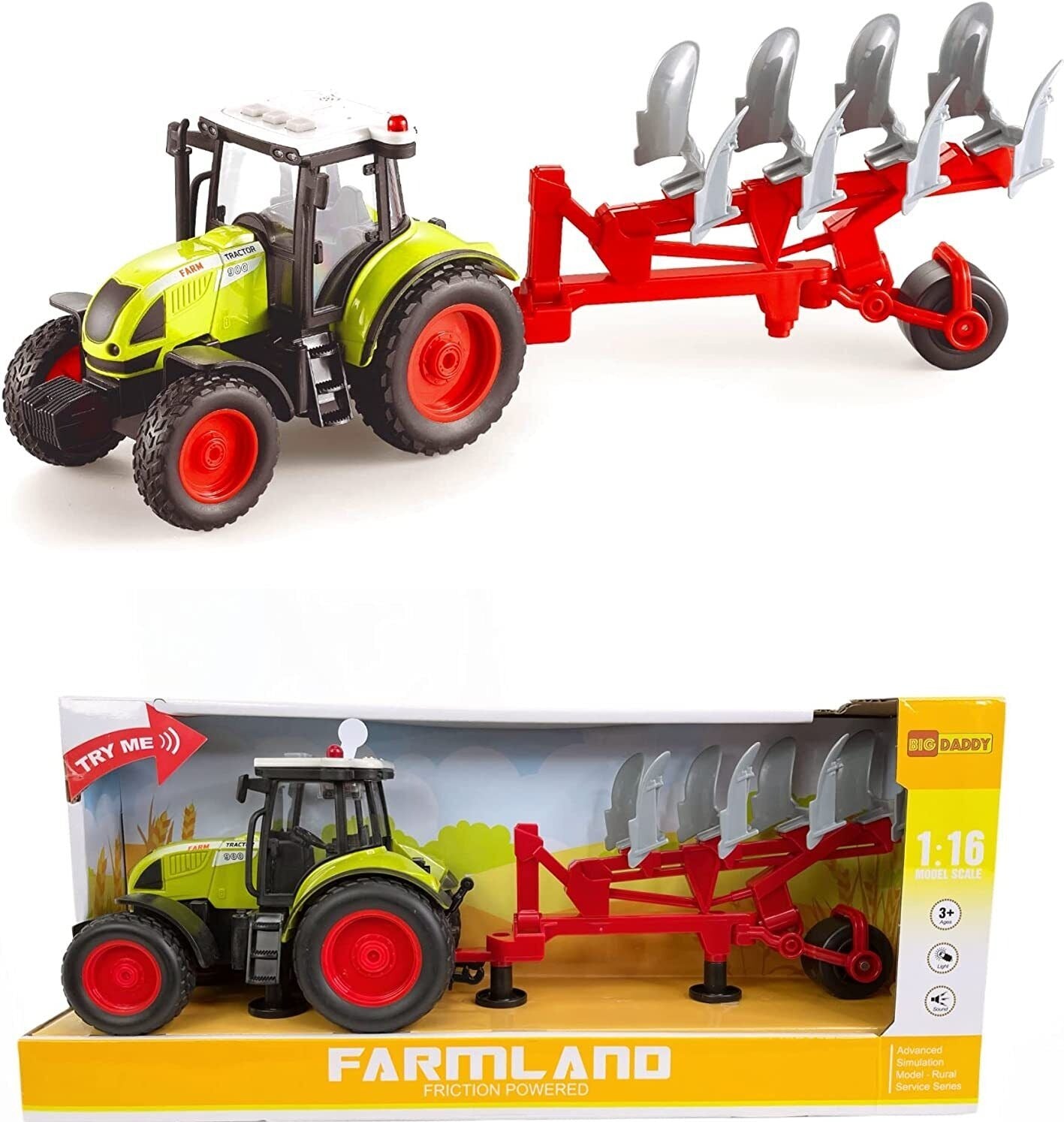 Big Daddy Farm Tractor Plow Crop image 0