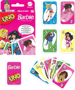UNO Barbie Card Game with Special "Hi, Barbie!" Rule for Children, Adults & Family Nights, Game Nights, Travel, Camping & Parties