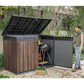 Keter Rosewood Horizon 6Ft 3" X 3Ft 7" (1.9 X 1.1M) Horizontal 2,020 Litre Storage Shed