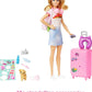 Barbie Doll with 'Malibu' Travel Set, Puppy and more