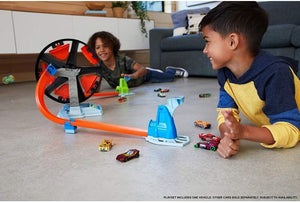 Hot Wheels Spinwheel Challenge Playset | Launcher, Track & Spin Wheel | 1 Car Included