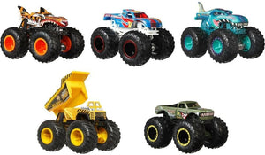 Hot Wheels Monster Trucks Crash Crew 5-Pack | 1:64 Scale | Assorted Designs | Ages 3+