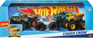 Hot Wheels Monster Trucks Crash Crew, lot de 5, échelle 1:64