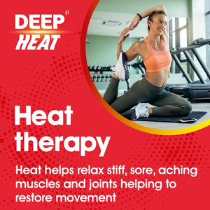 Deep Heat Pain Relief Heat Patches | 8 Patches (2 x 4) | 16hr Relief | Air-Activated | Drug-Free