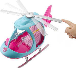Barbie Helicopter with Spinning Rotors, 2-Seater Design with Seatbelts