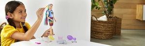 Poupée Barbie Léopard Cheveux Arc-en-ciel avec fonction de changement de couleur
