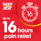 Deep Heat Pain Relief Heat Patches | 8 Patches (2 x 4) | 16hr Relief | Air-Activated | Drug-Free