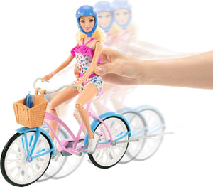 Barbie Doll & Bike Set with Accessories