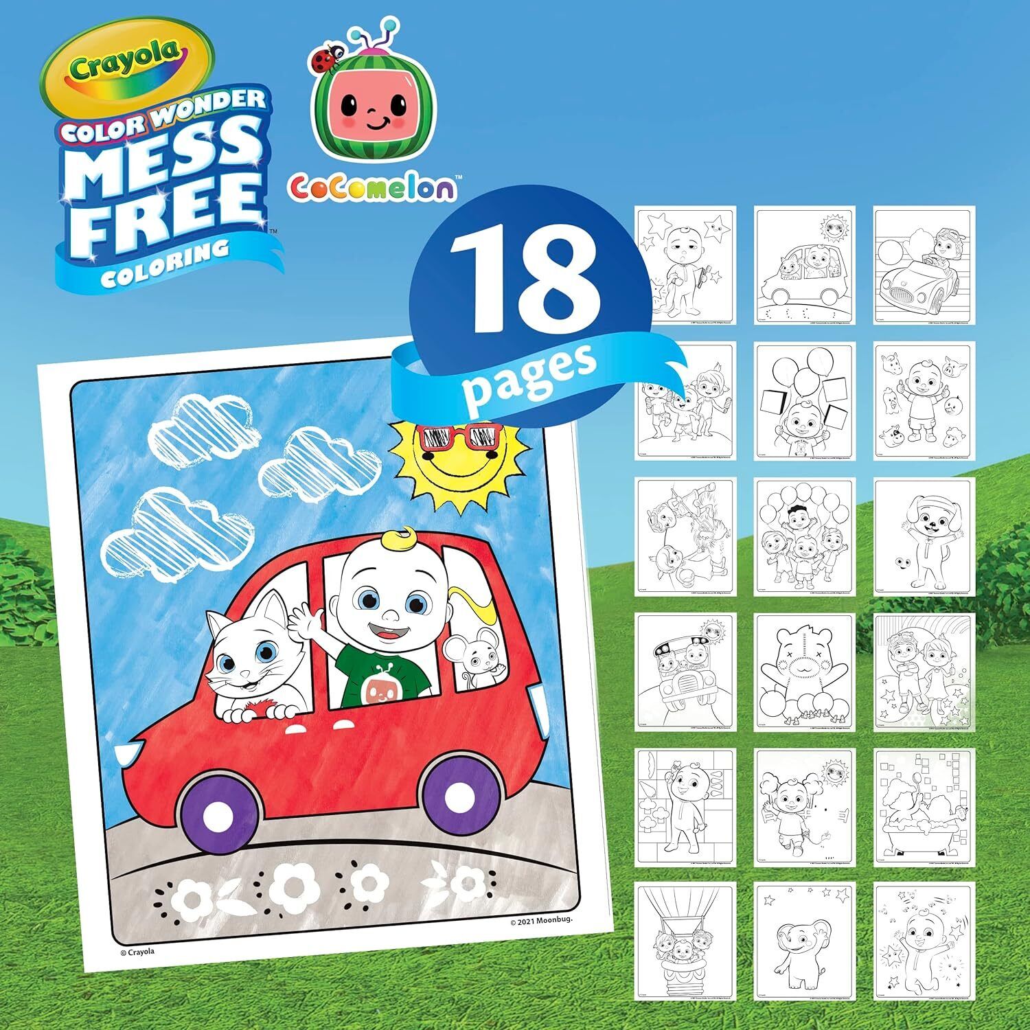 Crayola Color Wonder, Cocomelon Colouring Pages image 3