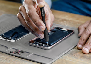 Kit de réparation Bosch 42 pièces avec embouts de tournevis de précision et rallonge flexible