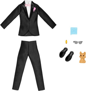 Coffret Barbie Ken Mode, Ensemble Mariage avec Tenue de Marié pour Poupée Ken