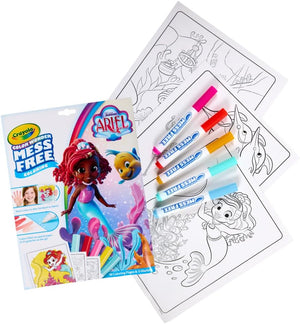 Crayola Color Wonder Disney Junior Ariel | Mess-Free Colouring Set, 18 Pages & 5 Markers
