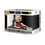 Funko Pop! Ride Super Deluxe Star Wars - Ahsoka Tano in Delta 7 Jedi Starfighter image 0