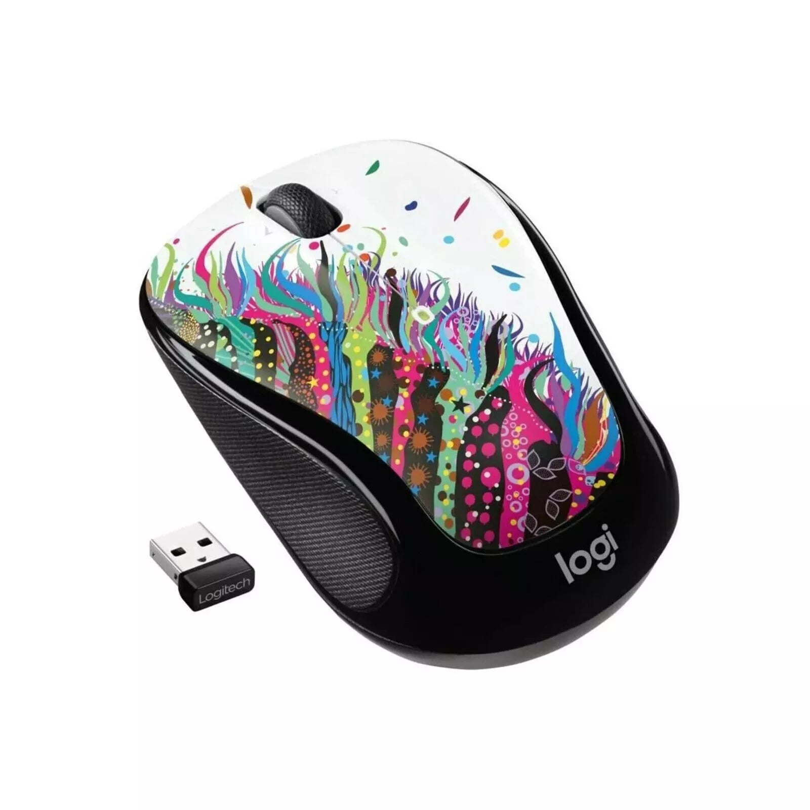 Logitech Wireless Mouse M325 Celebration Black image 2