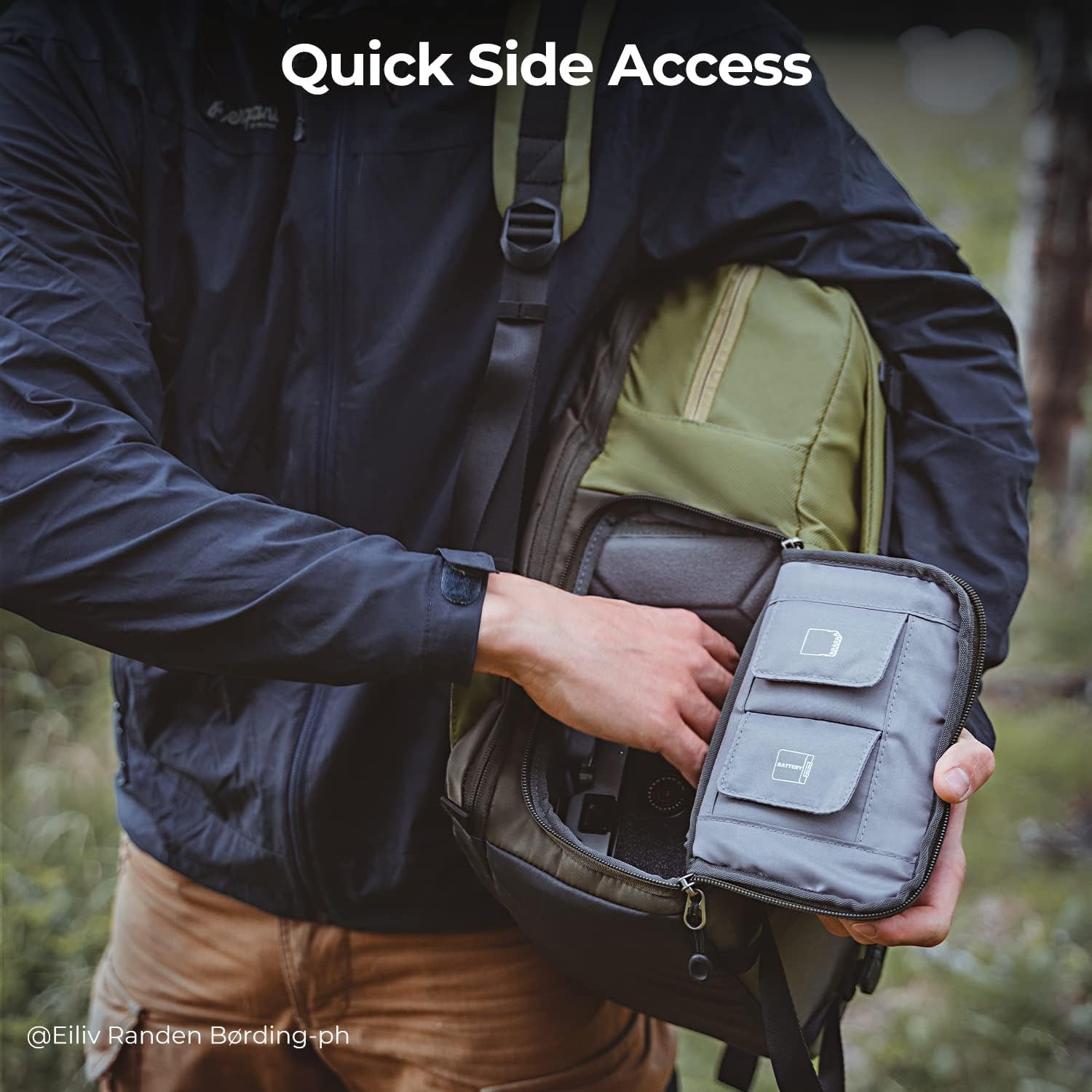 20L Camera Backpack, Camera Bags for Photographers Large Capacity Camera Case with Raincover 15.6 Inch Laptop Compartment Photography Backpack