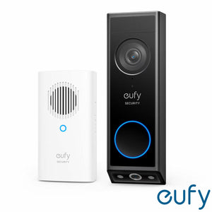 eufy E340 2K Dual Cameras Smart Video Doorbell with Chime - No Monthly Fees image 0