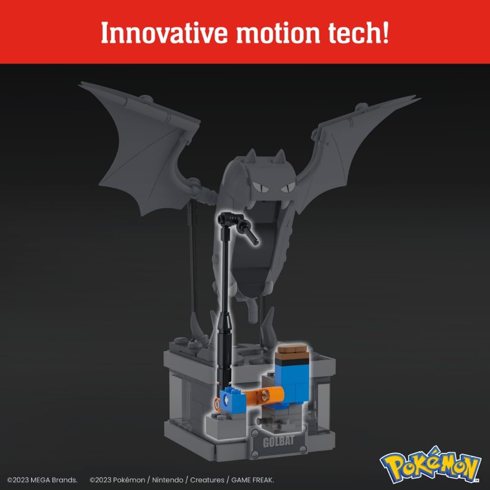 Mega Pokémon Building Toys Set Mini Motion Golbat image 5