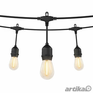 Artika Eclipse 42Ft (12.8M) 20 LED Outdoor Solar String Lights Set