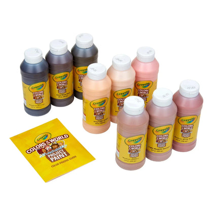 Crayola Colours of the World Washable Kids Paint Set image 0