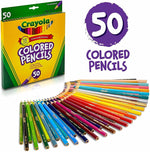 Crayola Colored Pencils Art Tools 50 Count image 0