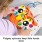 Preschool Learning Toy Spin ‘N Rhyme Fidget Spinner, Owl-Themed Early Reading Activity for Kids Ages 3+ Years