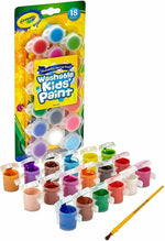 Crayola Washable Kid's Paint Pots 18 Colours image 0