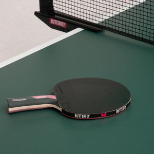 Butterfly Timo Boll Ruby Indoor Table Tennis Bat and Ball Set image 1