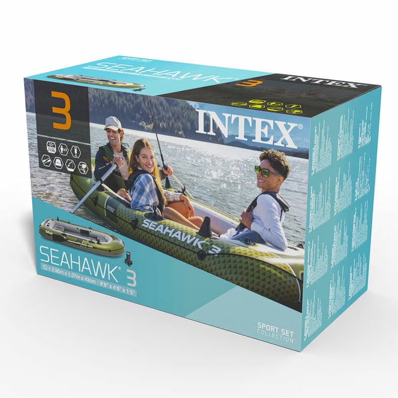 Intex Seahawk™ 3 Person Inflatable Boat Set