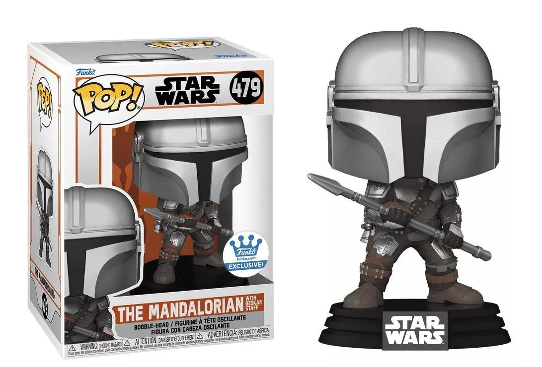 Funko Pop! Star Wars: Mandalorian - with Beskar staff - Exclusive image 0