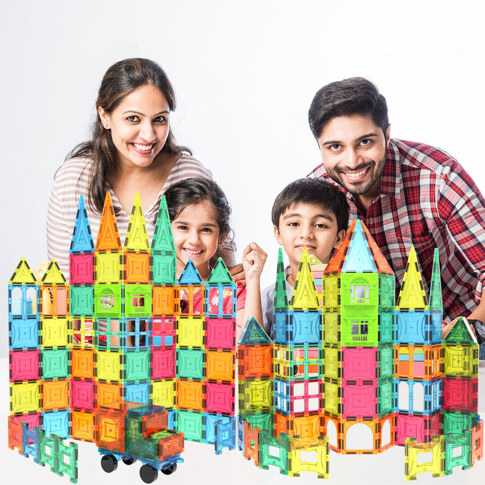 Magnet Building Tiles 102 Piece Set image 4