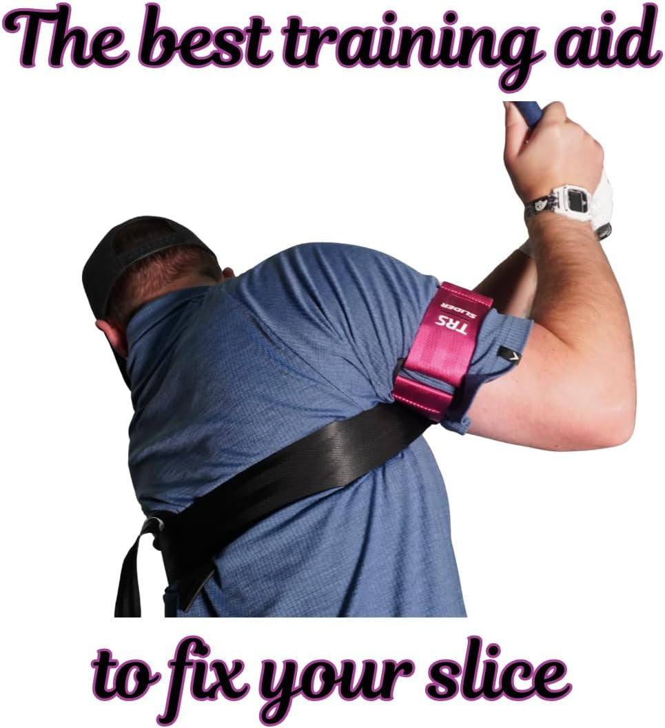 TRS Slider – Golf Swing Training Aid Inspired by Robert Rock. Improve Swing Path, Ball Striking, and Consistency with Instant Feedback Training