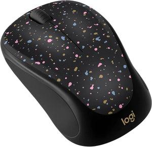 Logitech Mouse Stunning Speckle Design Collection Plug & Play Wireless image 1