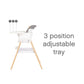 Tutti Bambini Nova Evolutionary Highchair in White image 6