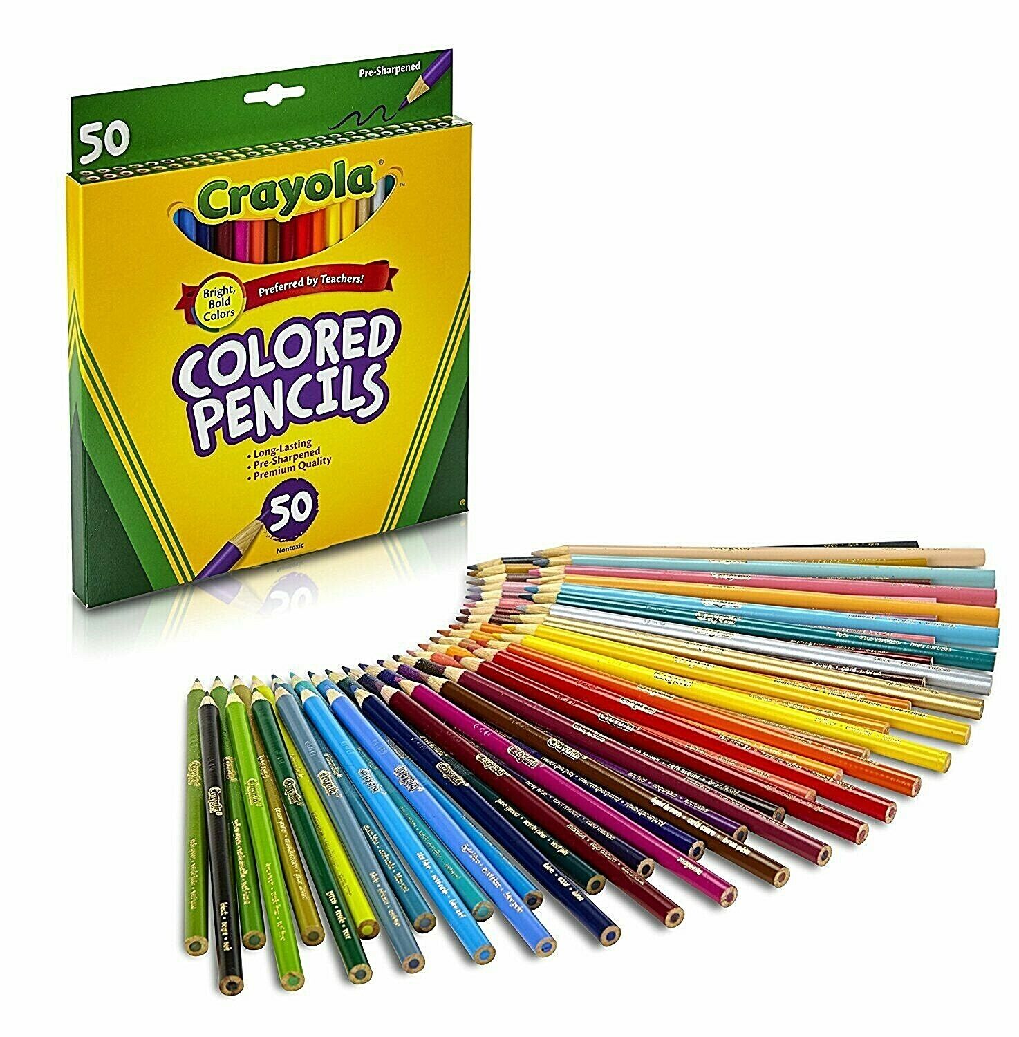Crayola Colored Pencils Art Tools 50 Count image 8