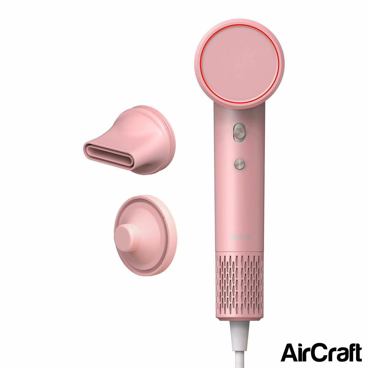 Aircraft Airmotion AIRHD1-P High Speed Ionic Hair Dryer with Heat Control in Blossom Pink