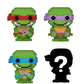 Funko Bitty POP! TMNT 4-Pack - Raphael, Donatello, Leonardo, + Mystery image 4