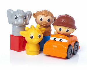 Mega Bloks First Builders Safari Animals Large Tub Town Fisher Price 100+ image 1