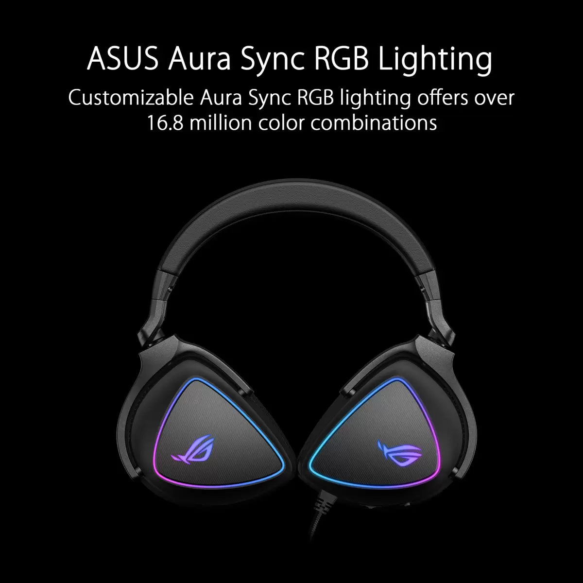 ASUS ROG Delta S Wired RGB Gaming Headset: AI Noise-Cancelling Mic, Hi-Res Audi image 4