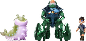 Disney and Pixar Elio Action Figure Storyteller 3 Pack, Elio, Ambassador Grigon and Glordon Characters, Posable Movie Toys at 4-In Scale
