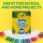 Crayola Super Tips Washable Markers 100 Count image 0
